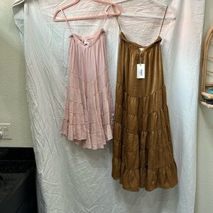 Joyfolie girls Kanani skirt size 7 blush color